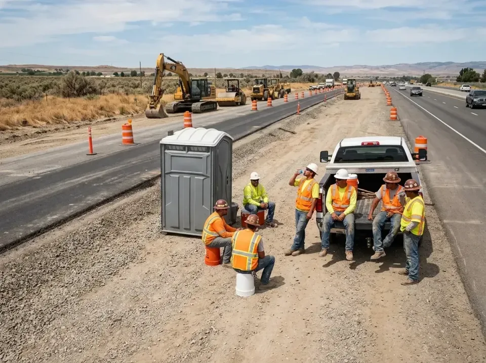 highway-road-construction-crew-007 — frequently asked questions, Porta Potty and Restroom Rentals in Libby, MT